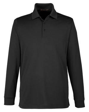 Harriton Men's Tall Advantage Long Sleeve Snag Protection Plus IL Polo