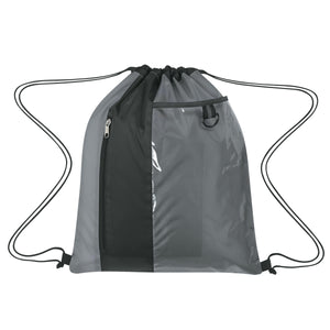 Sports Pack With Clear Pocket - Gray With Black