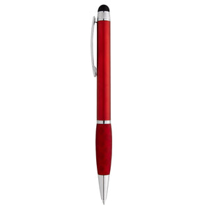 Crisscross Grip Stylus Pen - Red