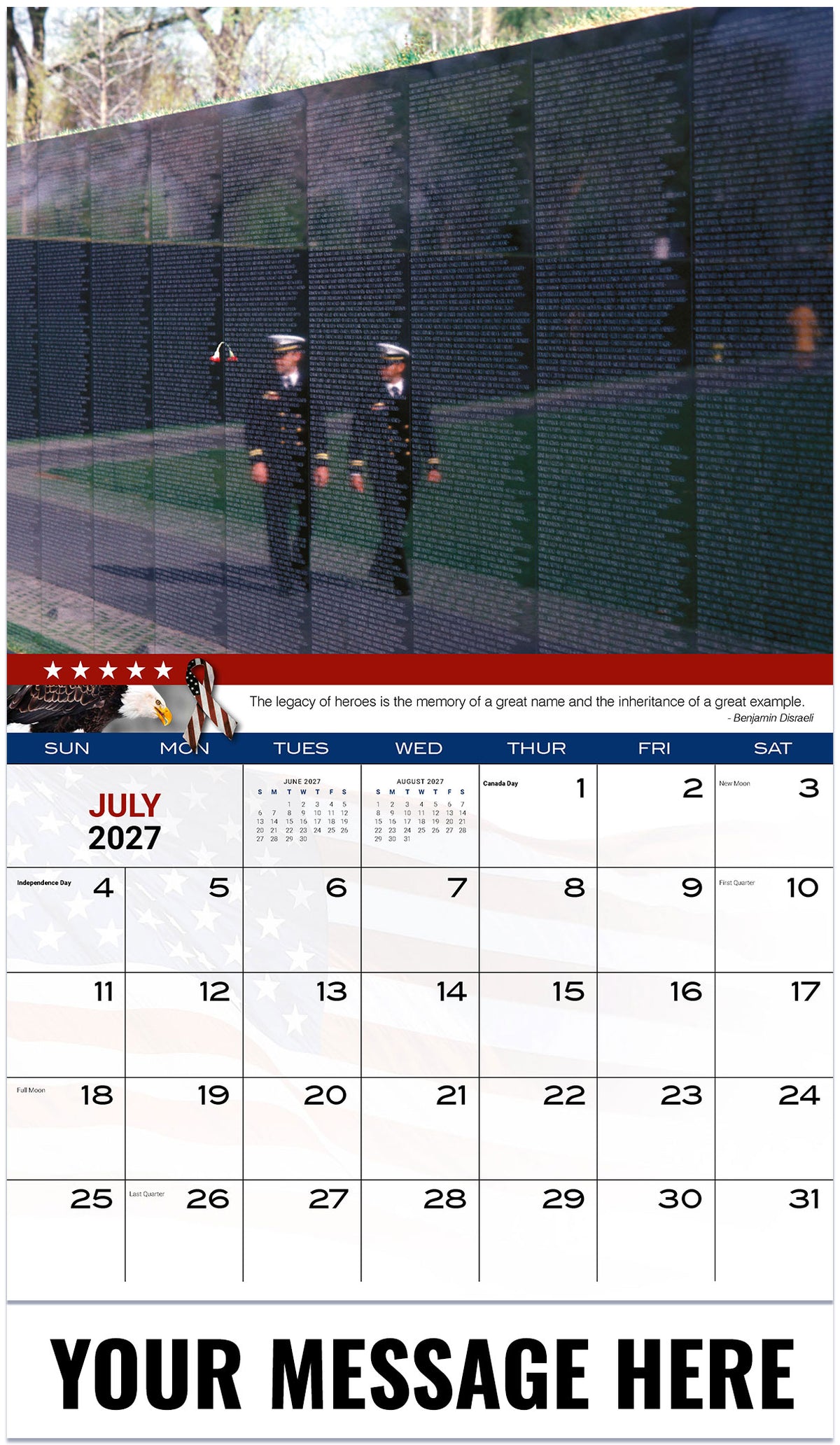 Home of the Brave - 2027 Promotional Calendar
