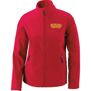 Core365 Ladies' Cruise Two-Layer Fleece Bonded Soft Shell Jacket - Classic Red