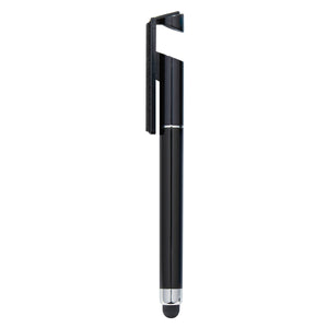 Stylus Pen With Phone Stand And Screen Cleaner - Black