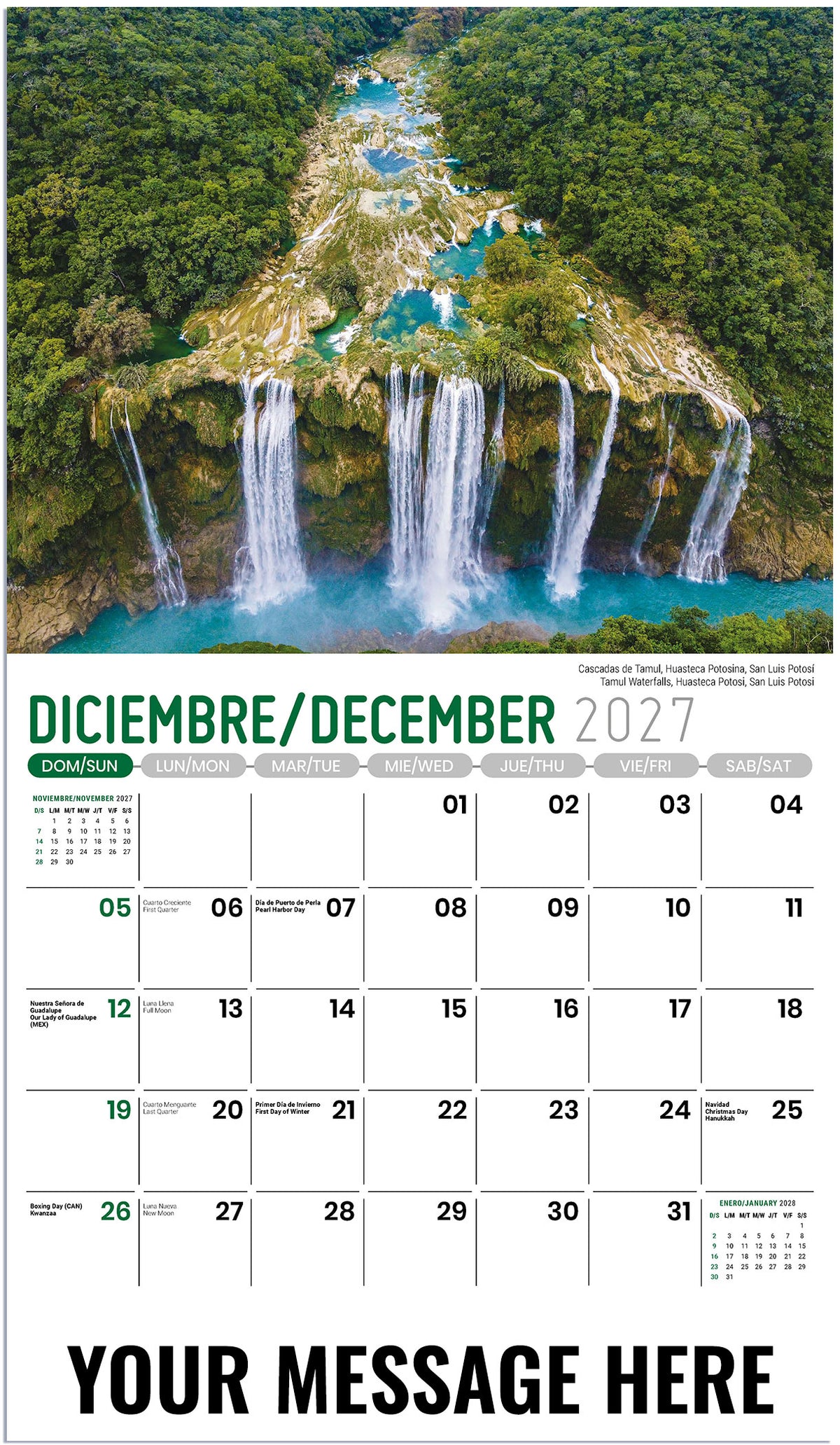 Scenes of Mexico (Bilingual) - 2027 Promotional Calendar