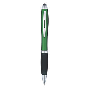 Satin Stylus Pen - Green With Black