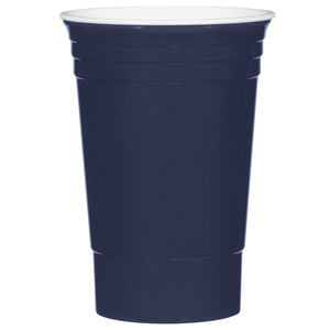 The Cup™ - Metallic Gray With White