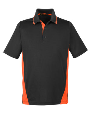 Harriton Men's Tall Flash Snag Protection Plus IL Colourblock Polo