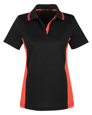 Harriton Ladies' Flash Snag Protection Plus IL Colourblock Polo