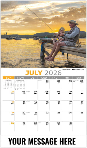 Fishing and Hunting - 2026 Promotional Calendar