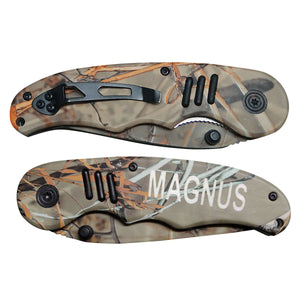 Camouflage Hunting Knife