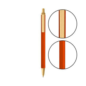 Orange BIC® Clic Stic® Pen - Orange With Cream