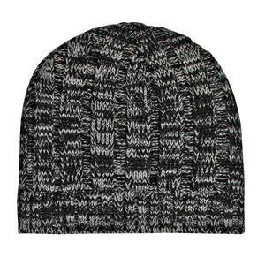 Knit Beanie Cap - Black