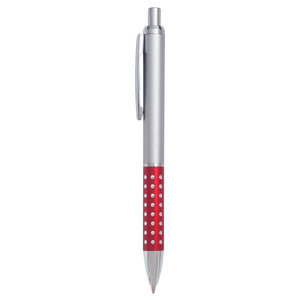 The Vegas Pen - Silver With Red