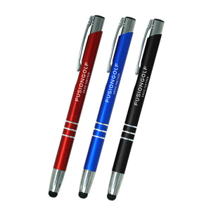 Excalibur Metal Promotional Pen with Soft Stylus