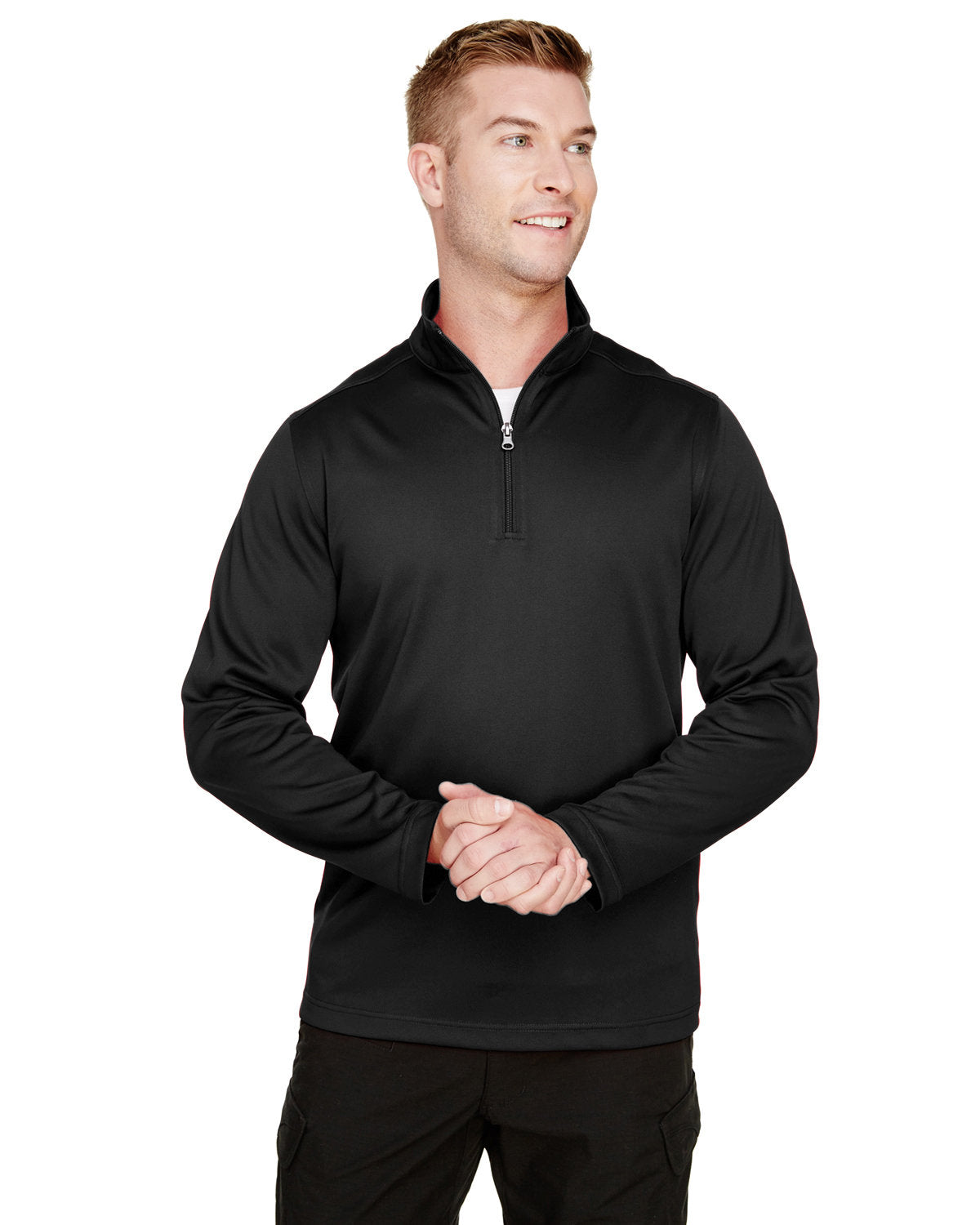 Harriton Men's Advantage Snag Protection Plus Quarter-Zip