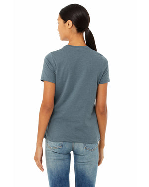 Bella + Canvas Ladies' Relaxed Heather CVC Short-Sleeve T-Shirt