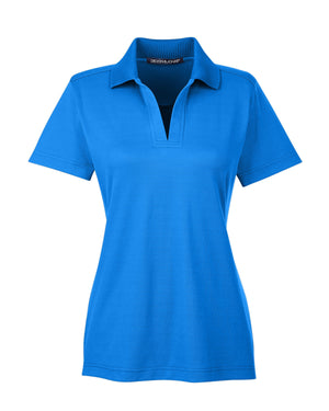 CrownLux Performance™ Ladies' Plaited Polo - French Blue