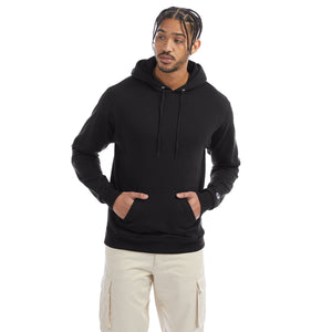 Champion Adult Powerblend® Pullover Hooded Sweatshirt - Black