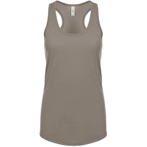 Next Level Ladies' Ideal Racerback Tank - Warm Gray