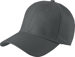 NEW ERA® Structured Stretch Cotton Cap - Custom Embroidered - NE1000 (Graphite)