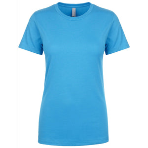 Next Level Ladies' Boyfriend T-Shirt - Turquoise