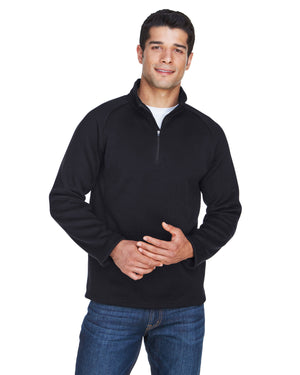 Devon & Jones Adult Bristol Sweater Fleece Quarter-Zip