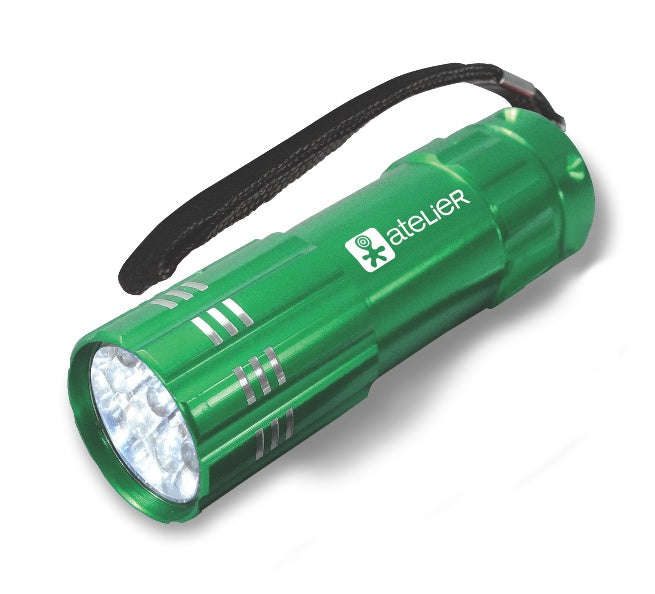 Mini Aluminum Flashlight - Green