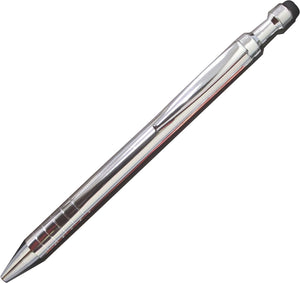 Fury Aluminum Click Action Soft Stylus Pen - Silver