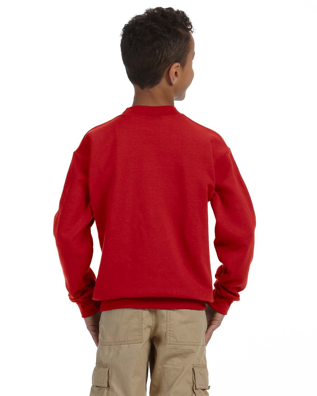 Gildan Youth Heavy Blend™ Fleece Crew - Back