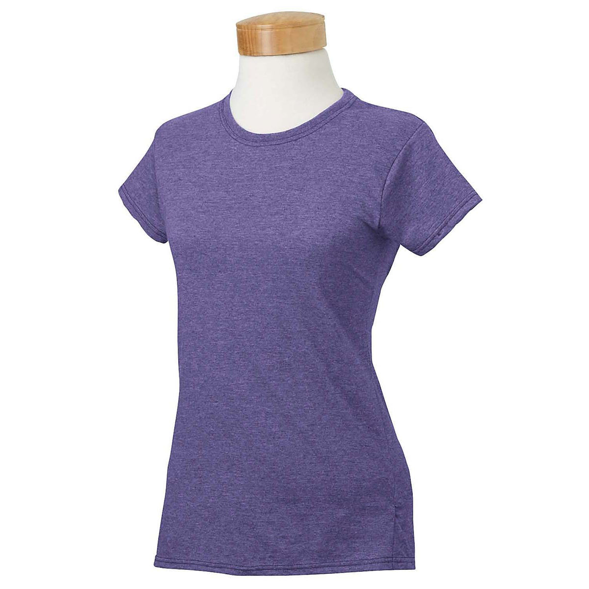 Gildan Ladies' Softstyle® 4.5 oz Fitted T-Shirt - Heather Purple