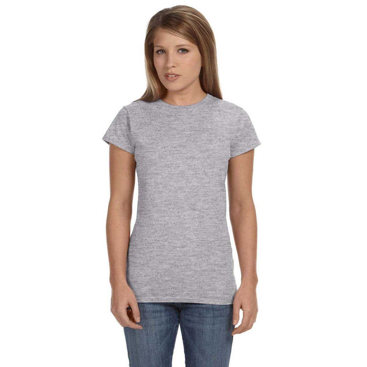 Gildan Ladies' Softstyle® 4.5 oz Fitted T-Shirt - Sport Grey