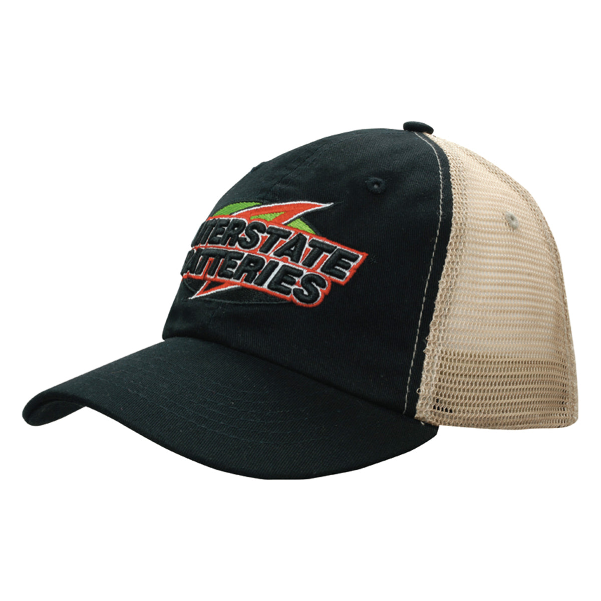 6 Panel Washed Chino Soft Mesh Back Cap