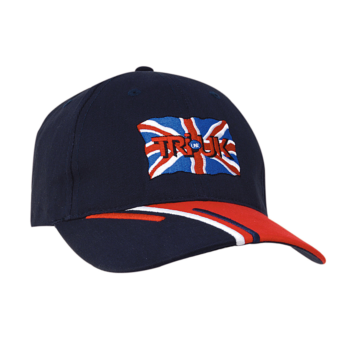 6 Panel Brushed Cotton Cap 3 Colour Peak