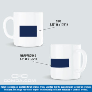 14 Oz. Cork Base Ceramic Mug
