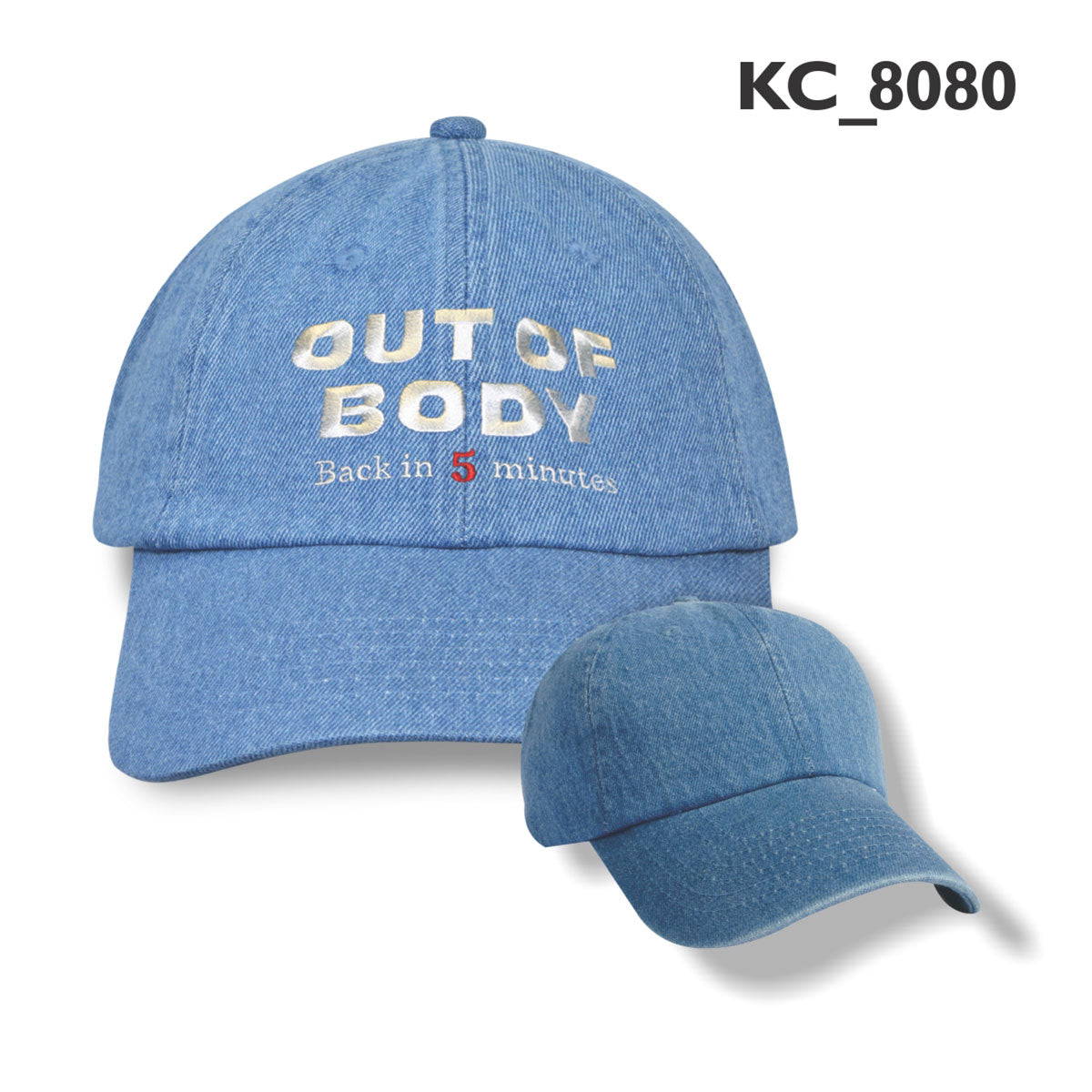 Unconstructed washed denim cap - Denim