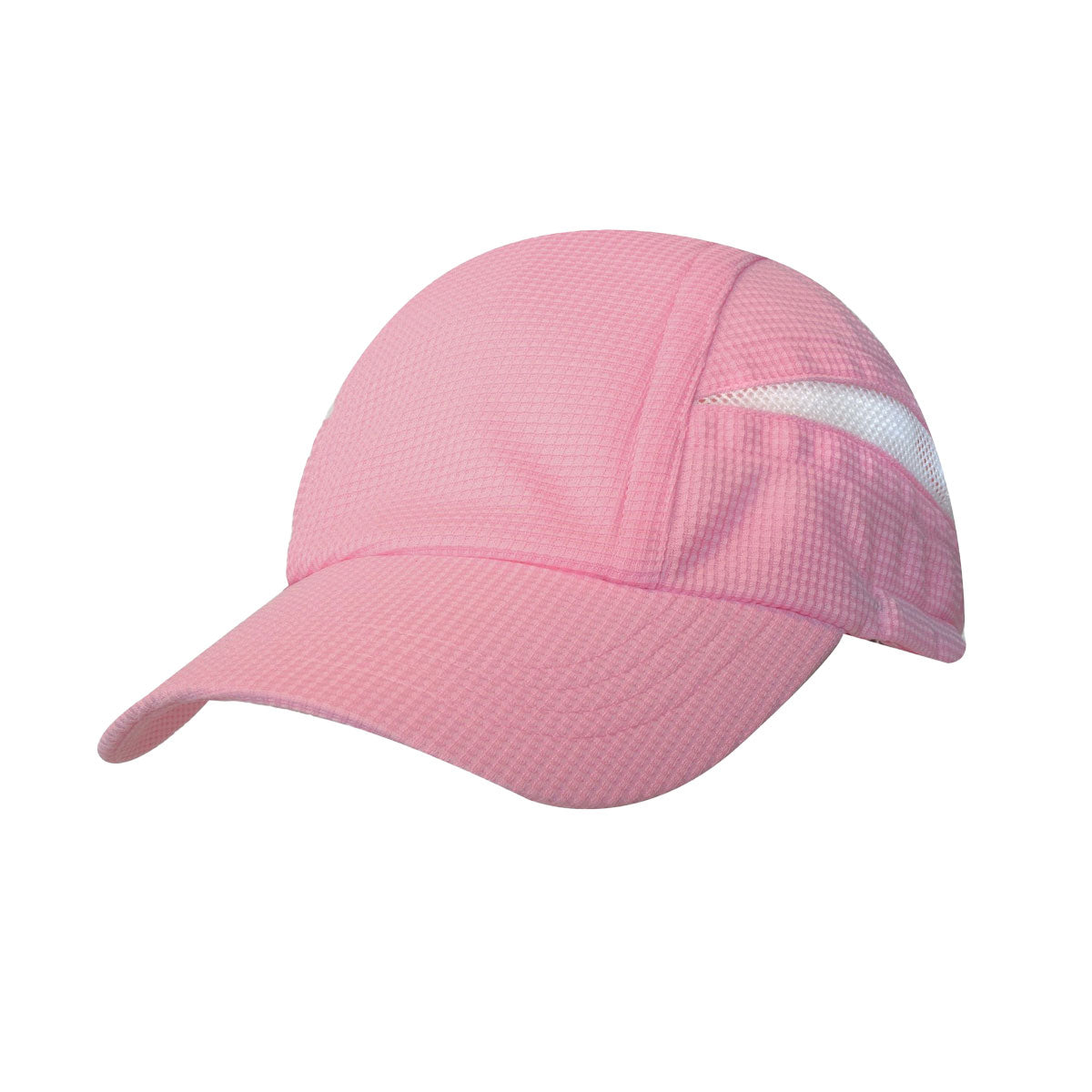 Super light weight performance running cap w/ elastic & toggle / solid - Custom Embroidered