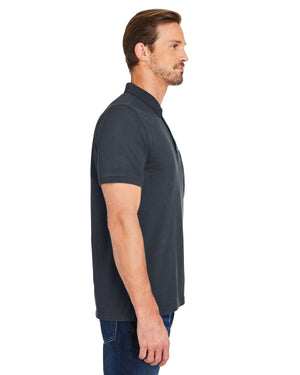 Harriton Men's Valiant Cotton Snag Protect Pocket Polo - Side