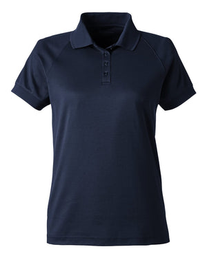 Harriton Ladies' Charge Snag and Soil Protect Polo - Dark Navy