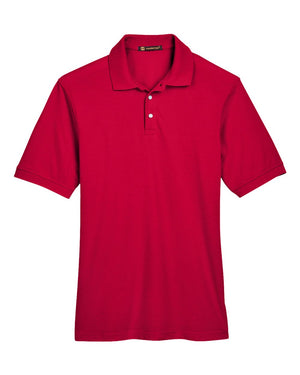 Harriton Men's 5.6 oz. Easy Blend Polo - Red
