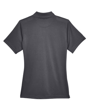 Harriton Ladies' Advantage Snag Protection Plus IL Snap Placket Polo - Back