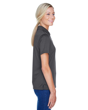 Harriton Ladies' Advantage Snag Protection Plus IL Snap Placket Polo - Side