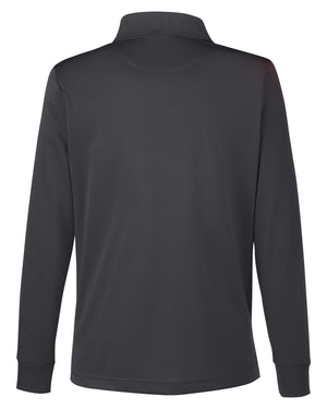 Harriton Ladies' Advantage Snag Protection Plus IL Long Sleeve Polo - Back