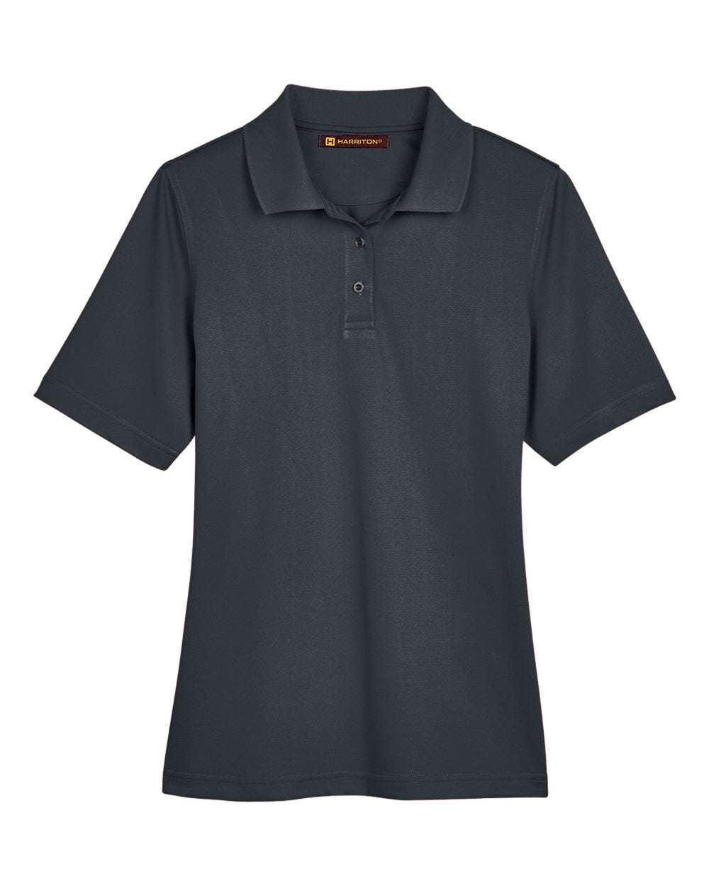 Harriton Ladies' Advantage Snag Protection Plus Polo - Dark Charcoal