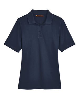 Harriton Ladies' Advantage Snag Protection Plus Polo - Dark Navy