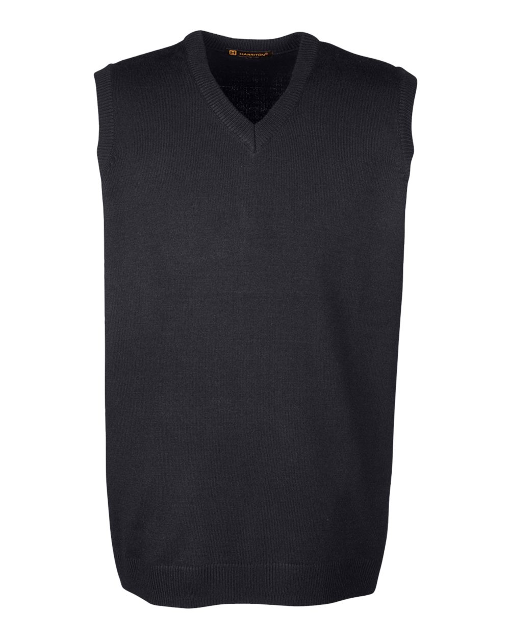 Harriton Men's Pilbloc™ V-Neck Sweater Vest - Black
