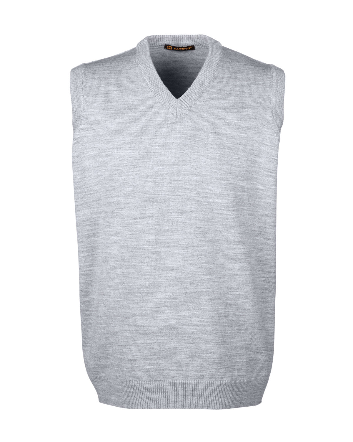 Harriton Men's Pilbloc™ V-Neck Sweater Vest - Grey Heather