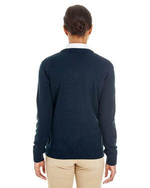 Harriton Ladies' Pilbloc™ V-Neck Sweater - Back