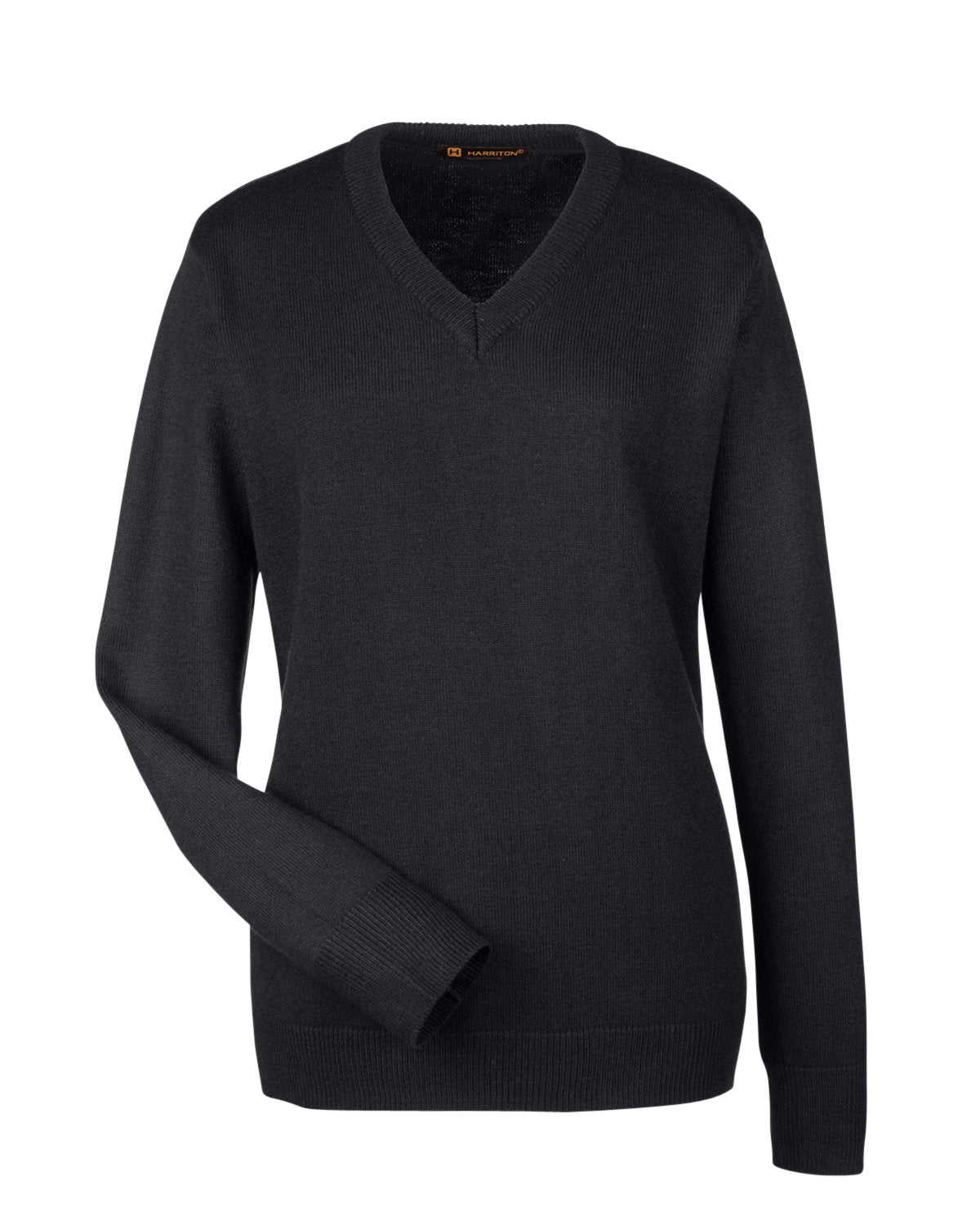 Harriton Ladies' Pilbloc™ V-Neck Sweater - Black