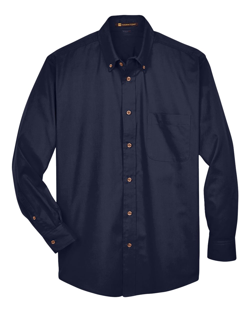 Harriton Men's Easy Blend™ Twill Shirt - Navy