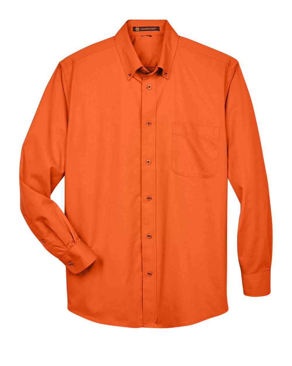 Harriton Men's Easy Blend™ Twill Shirt - Team Orange