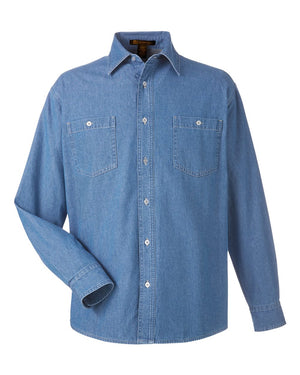 Harriton Men's Denim Shirt-Jacket
